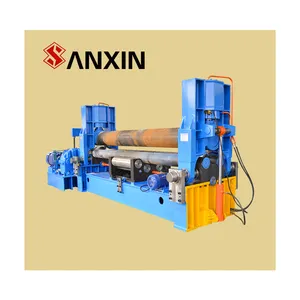 12mm aluminium plate automatic roll hydraulic 2500mm plate rolling bending machine