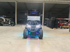 Voiturette de golf électrique personnalisée avec logo couleur, 6 places, climatisation, moteur 5 kW, tout-terrain - Product Image 5