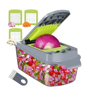 Multifunktions Quick Kitchen Handheld Kartoffel Zwiebel Obst Gemüse Chopper Slicer Dicer