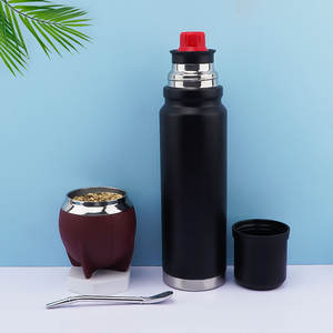 Termo de Yerba Mate <span class=keywords><strong>Argentino</strong></span> de 1.0L, Taza de Yerba Mate de 260ML con Bombilla, Juego de Kits de Té Yerba Mate - Product Image 3