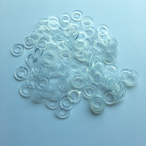 Flat Silicone <b>Washers</b> M4 Screw Size Plain Finish For General Industry Use Transparent And Odorless Seals - Product Image 3