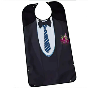 Waterproof Women Men Customized <strong>Funny</strong> Elderly <strong>Adult</strong> <strong>Bib</strong> Pattern Washable Patients Eating Feeding <strong>Bibs</strong> - Product Image 5
