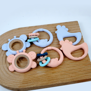 Phim Hoạt Hình Động Vật Thiết Kế Mềm Silicone Bé Teethers Bướm Cock Gấu Hình <span class=keywords><strong>Chew</strong></span> Đồ Chơi Cho Mọc Răng Bé - Product Image 1