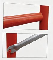 Plateforme d'échafaudage directe usine avec marches antidérapantes, cadres en acier galvanisé à chaud pour une sécurité accrue des travailleurs dans la construction