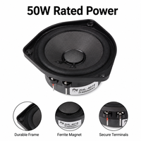 Haut-parleur large bande LS 4,5 pouces ZHL-4018 8 Ohm 50W, transducteur audio professionnel pour système de sonorisation colonne/plafond