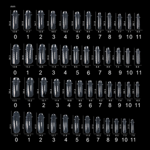 120pcs Full Cover Sculpted <b>Nail</b> Dual Forms Acrylic UV Gel Quick Building <b>Extension</b> Mold Tips - Product Image 6
