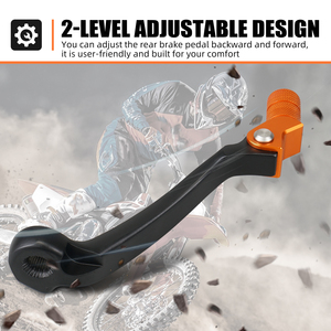 NICECNC Levier de changement de vitesse pliable en aluminium forgé, plaque de pédale pour KTM <span class=keywords><strong>690</strong></span> <span class=keywords><strong>Enduro</strong></span> R 2014-2020 <span class=keywords><strong>2021</strong></span> - Product Image 6