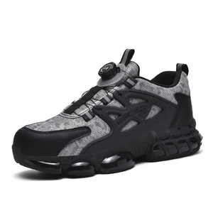 US 13 EUR 47 Zapatos <span class=keywords><strong>DE</strong></span> TRABAJO acolchados ergonómicos Calzado industrial Punta <span class=keywords><strong>de</strong></span> acero Anti impacto Resistente a pinchazos Zapatos <span class=keywords><strong>de</strong></span> seguridad <span class=keywords><strong>de</strong></span> encaje fácil - Product Image 1