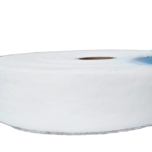 Bán buôn 18gsm Pe/Pet ưa nước topsheet thoáng khí airthrough không dệt vải cotton lụa cảm thấy vệ sinh khăn ăn tã CuộN - Product Image 1