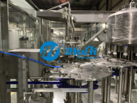 Meilleure Vente : Machine d'Embouteillage 3-en-1 Entièrement Automatique à Contrôle PLC, Haute Précision, pour Petites Entreprises de Production d'Eau Potable, Compatible Huile