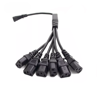 Câble d'extension d'alimentation de haute qualité IEC 320 C14 mâle vers C13 femelle, type répartiteur H05VV-F ignifuge, 30 cm, pour appareils électroménagers