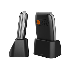 UNIWA V202T <span class=keywords><strong>Telefono</strong></span> Cellulare 4G <span class=keywords><strong>a</strong></span> <span class=keywords><strong>Conchiglia</strong></span> per Anziani, Display Doppio da 2.4/1.77 Pollici, Compatibile con Apparecchi Acustici HAC, Tastiera con Caratteri Grandi, Tasto SOS - Product Image 1