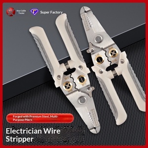 Pelacables Multifuncional con Llave, Herramienta Eléctrica Especial 16 en 1 de Acero Inoxidable, Grado Industrial, Universal - Product Image 1