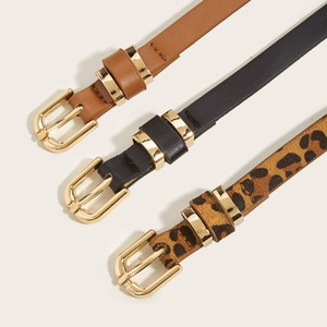 Cinture Eleganti Vintage Personalizzate per Donna, Minimaliste e Sottili in <span class=keywords><strong>Ecopelle</strong></span> con Fibbia in Lega Dorata - Product Image 3