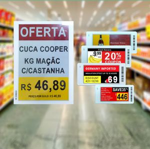 Écran d'affichage électronique professionnel en gros de 10,2 pouces, affichage E-Paper, encre électronique, Raspberry EPD, étiquette de prix numérique intelligente pour étagère - Product Image 1