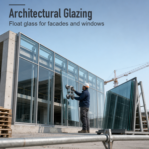Plaque de verre flotté transparent 3MM 4MM 5MM 6MM 8MM 10MM 12MM 15MM 19MM, plaque de verre flotté plat ultra transparent 19mm pour bâtiment, <span class=keywords><strong>prix</strong></span> - Product Image 2