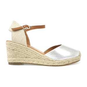 Alla moda per il tempo libero cintura alla caviglia <span class=keywords><strong>scarpe</strong></span> casual sandali con tacco in juta - Product Image 6