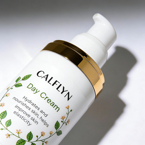 Crème de jour CALFLYN, hydratante, soin quotidien du visage, nourrit la peau, stimule l'élasticité cutanée, lotion légère, soin naturel de la peau - Product Image 1