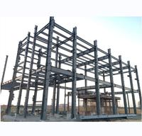 Edificio de Oficinas Prefabricado de Acero Ligero con Certificación CE, Estructura Metálica, Vida Útil de 50 Años, Servicios de Soldadura y Doblado