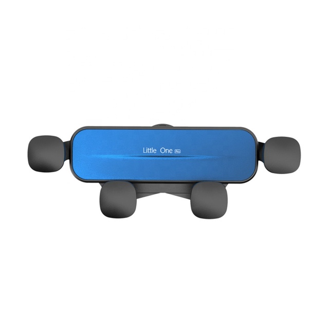 OGHKO Portable Car Mount Phone Holder Aluminum Alloy ABS Material Small Gravity Clamping 4.7-6.7" Screen Anti-Corrosion Easy