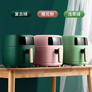Venta directa de fábrica de freidora de aire SINKO de 6L, una freidora eléctrica multifuncional, de gran capacidad, con pantalla táctil y sin humo para uso doméstico. - Product Image 4