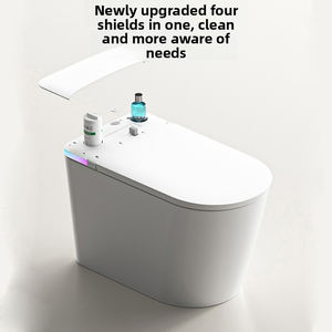 Toilette intelligente en céramique à faible coût avec capteur de chasse automatique, bidet électrique, <span class=keywords><strong>WC</strong></span> intelligent, toilette en céramique pour hôtel - Product Image 4