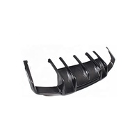 Pour mercedes-benz CLS W218 C218 2011-2017 R style fibre de carbone lèvre arrière diffuseur arrière lèvre de pare-chocs