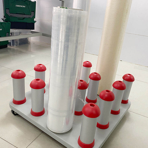 工場直販 ビニールロール収納ラック 耐久性のある素材 ホルダー 工業用・商業用・オフィス用 ロール状品用 - Product Image 4