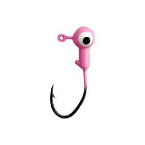 Hameçons de pêche à la ligne en stock, vente chaude, tête de jig en forme de boule, jighead peint, hameçon en forme de faucille, jig pour leurres nageurs - Product Image 6