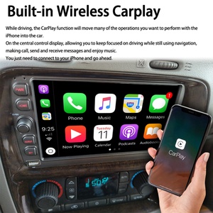 Radio Estéreo para Auto con Android 13 y GPS para Chevrolet Silverado, Suburban, Tahoe y GMC Sierra 2003-2006, Reproductor Multimedia de Video Hummer - Product Image 5