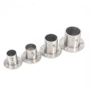 Soporte de Brida de Acero Inoxidable para Varillas con 4 Orificios, Superficie Pulida, Diseño Moderno - Product Image 4