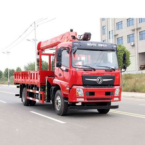 Camion grue à cabine double 4x2 Dongfeng D3V équipé d'une grue à flèche droite Sany 10T pour l'ingénierie municipale et l'entretien routier - Product Image 4