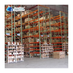 מערכת מדפים לתעשייה כבדה, מאושרת CE, מדגם Jracking,  למחסנים,  עם מדפי משטחים בצורת דמעה אמריקאית, במלאי. - Product Image 4