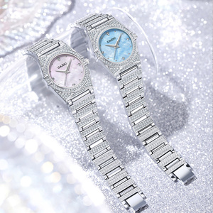 <span class=keywords><strong>Montre</strong></span> élégante pour femmes, <span class=keywords><strong>montre</strong></span> à <span class=keywords><strong>bracelet</strong></span> pour filles avec cristaux scintillants, <span class=keywords><strong>montre</strong></span> pour femmes sertie de diamants - Product Image 5