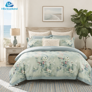 Juego de Ropa de Cama Cloudland con Certificación ISO9001 y GOTS, 300 Hilos, Impresión Reactiva, Agradable al Tacto, Ecológico, 100% Algodón - Product Image 1