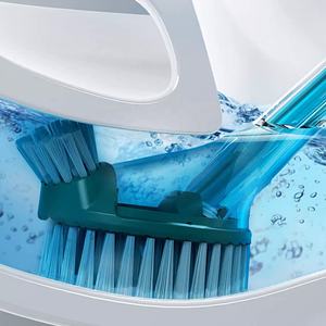 Escobilla de Baño Independiente Realida con Dispensador, Montada en la Pared, <span class=keywords><strong>Antigoteo</strong></span>, Diseño Delgado, para Limpieza del Hogar, Colores Personalizados - Product Image 1