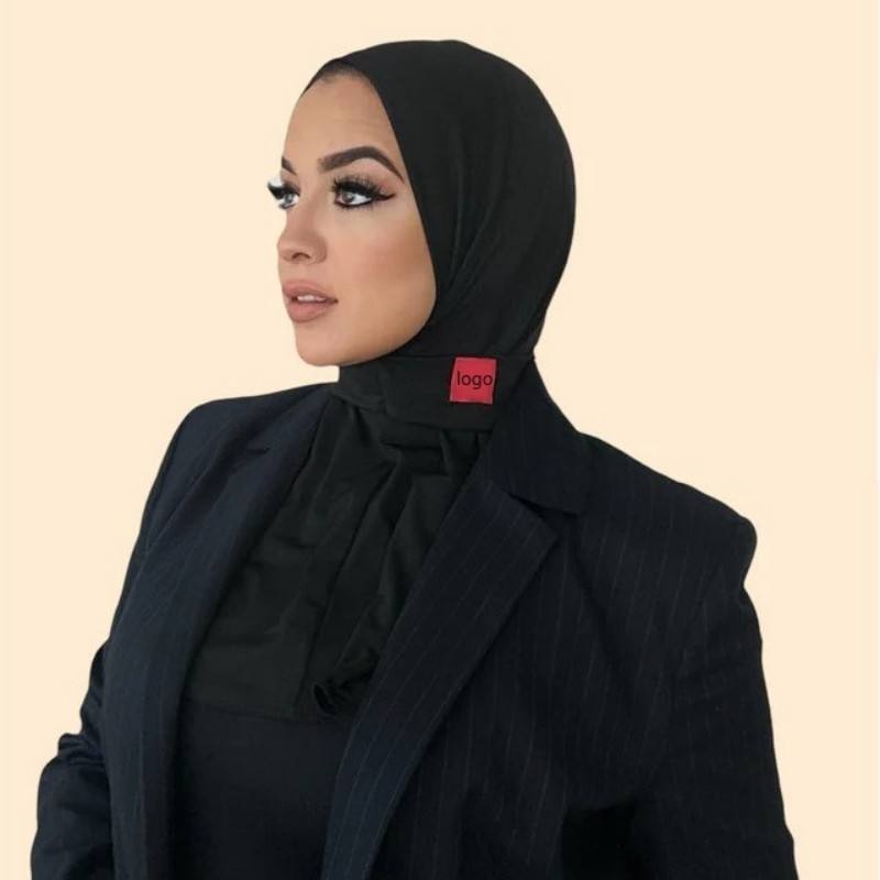 Hijab Turban Hats Muslim Women Double Layer Fashion
