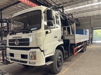 Grue hydraulique articulée autoportante télécommandée HAOY 10 tonnes pour camion lourd