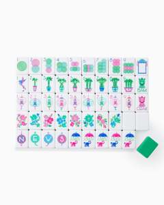 Juego de Mahjong de Lujo Jasmine, Fichas Acrílicas Verdes de Cuatro Capas Personalizadas para Mahjong Americano, Entretenimiento para Amigos y Fiestas, Venta al por Menor - Product Image 3