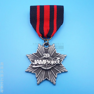 JAMProject <b>20th</b> <b>Anniversary</b> Metal Medal Alloy Commemorative Badge 2000-2020 Honor Logo Gift - Product Image 1