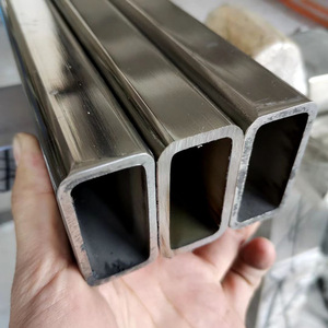 Superficie de espejo pulido Tubo inoxidable sin costura Productos de acero Tubo rectangular cuadrado - Product Image 2