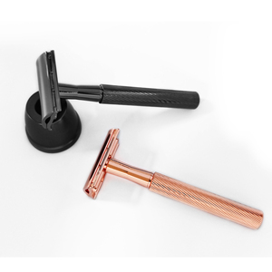 Maquinilla de afeitar de seguridad cosmética para hombres con cuchillas de acero inoxidable y doble filo-Herramienta de depilación de belleza - Product Image 2