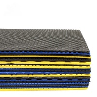 Feuille de mousse EVA gaufrée OEM 3mm 50mm pour la fabrication de semelles de chaussons d'hôtel, souple, confortable et durable