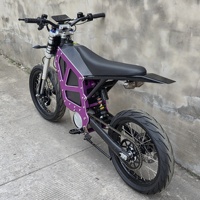 Nouveau Vélo Électrique Tout-Terrain 2025 HCBK-X50 22000W avec Moteur Central 72V58AH, Moto Électrique Léopard Arctique Léopard Nuageux