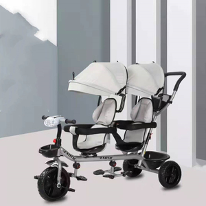 Tricycle double siège pour enfants, triporteur chinois à 3 roues, double sièges, bon marché, en vente, - Product Image 2