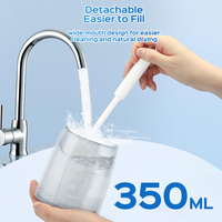 Tragbarer USB-wiederaufladbarer elektrischer Zahnbürsten-Wasserflosser, IPX7 wasserdicht, 5 Betriebsmodi, Dental-Wasserstrahlreiniger für