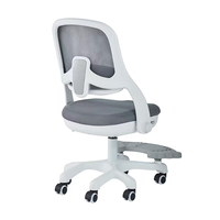 Chaise de bureau pour enfants, chaise d'ordinateur, dossier en maille respirante, correctionnelle, sans accoudoirs, usage commercial