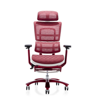 Chaise de bureau ergonomique exécutive avec support dorsal et sièges coulissants pour les maux de dos pour les grands et les grands pendant de longues heures