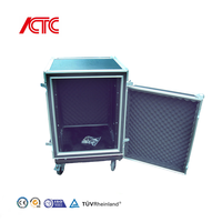 Boîte à outils personnalisée en aluminium pour rack d'amplificateur avec contreplaqué de 10mm