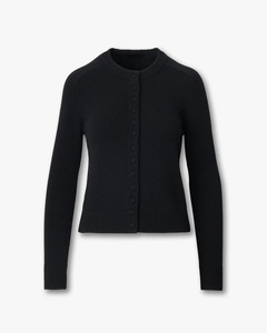 <span class=keywords><strong>Cardigan</strong></span> Corto da Donna Minimalista in Maglia 2026 ODM, Girocollo a Maniche Lunghe con Bottoni, Vestibilità <span class=keywords><strong>Slim</strong></span>, Maglione Casual Chic Autunnale - Product Image 5